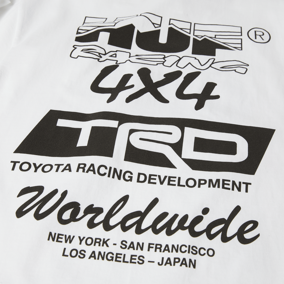 HUF X TOYOTA TRD VALLEY TRAILS T-SHIRT