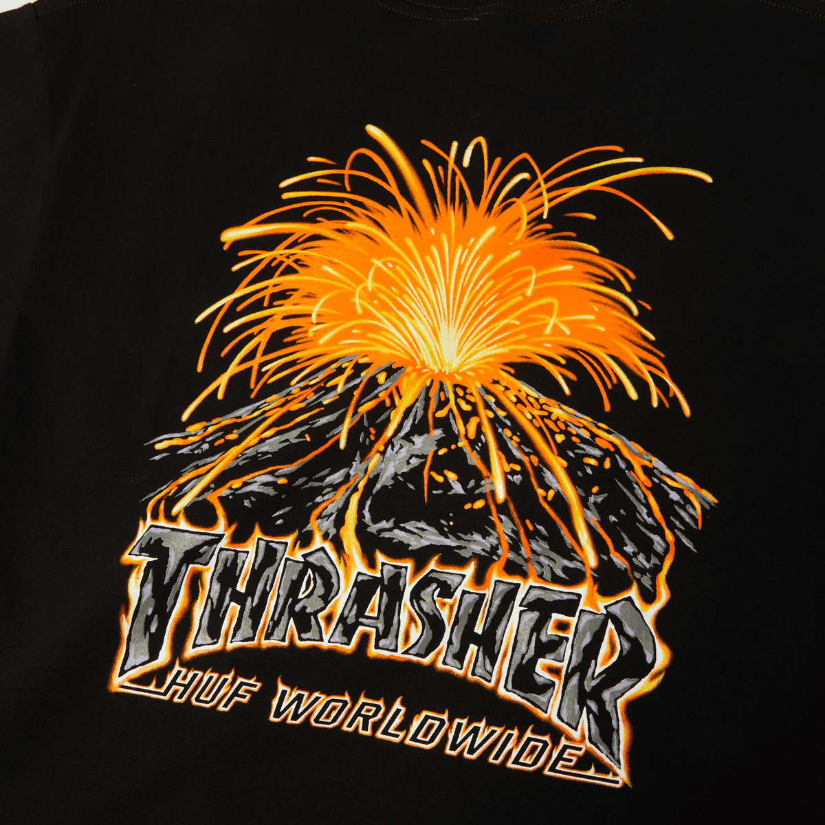 HUF X THRASHER MELTDOWN T-SHIRT