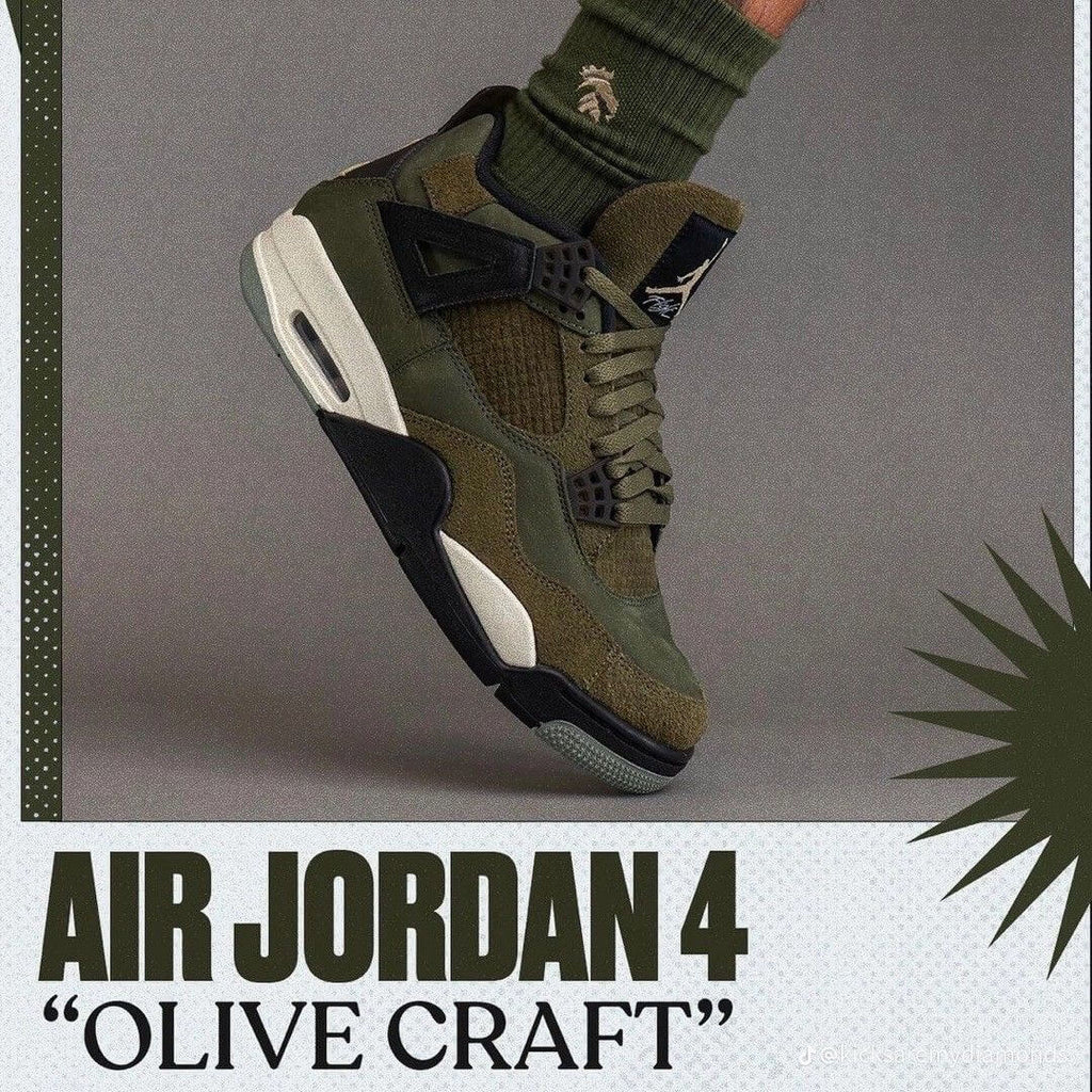 Jordan 4 Retro SE Craft Medium Olive