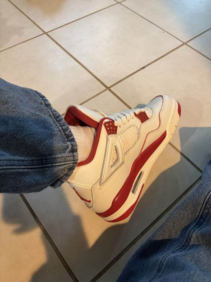 Jordan 4 Retro Valentine's Day Sierra Red
