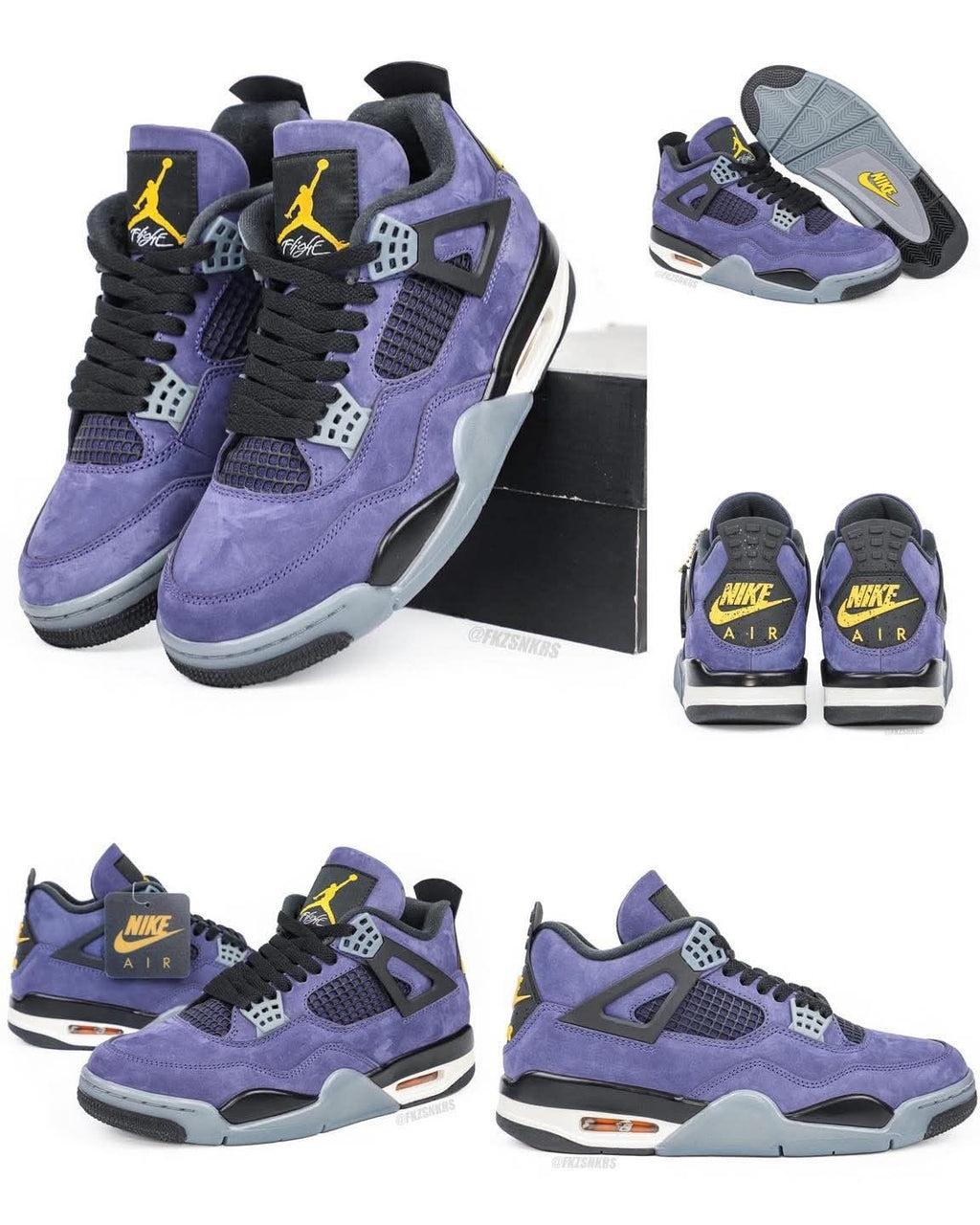 Jordan 4 Retro Lakers