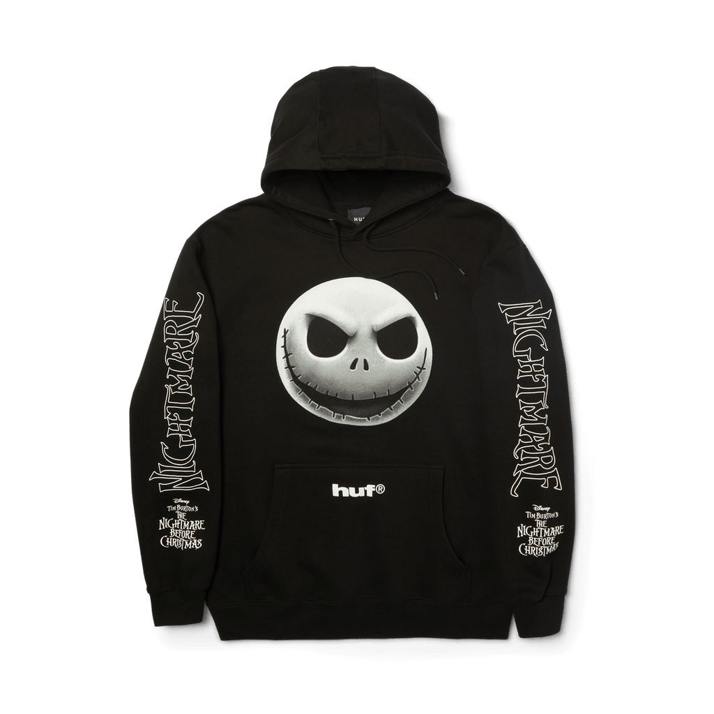 HUF X NIGHTMARE BEFORE CHRISTMAS JACK SKELLINGTON PULLOVER HOODIE