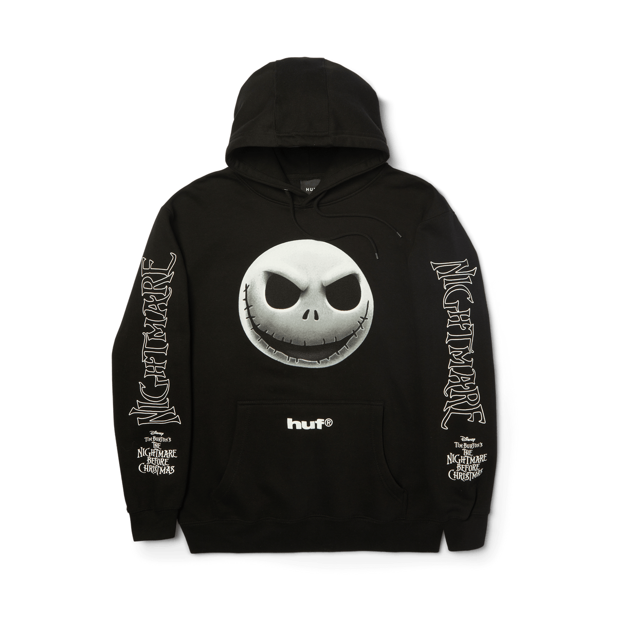 HUF X NIGHTMARE BEFORE CHRISTMAS JACK SKELLINGTON PULLOVER HOODIE
